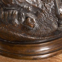 Prince Albert on the Hunt Bronze Sculpture by Jules Moigniez (1825-1894)