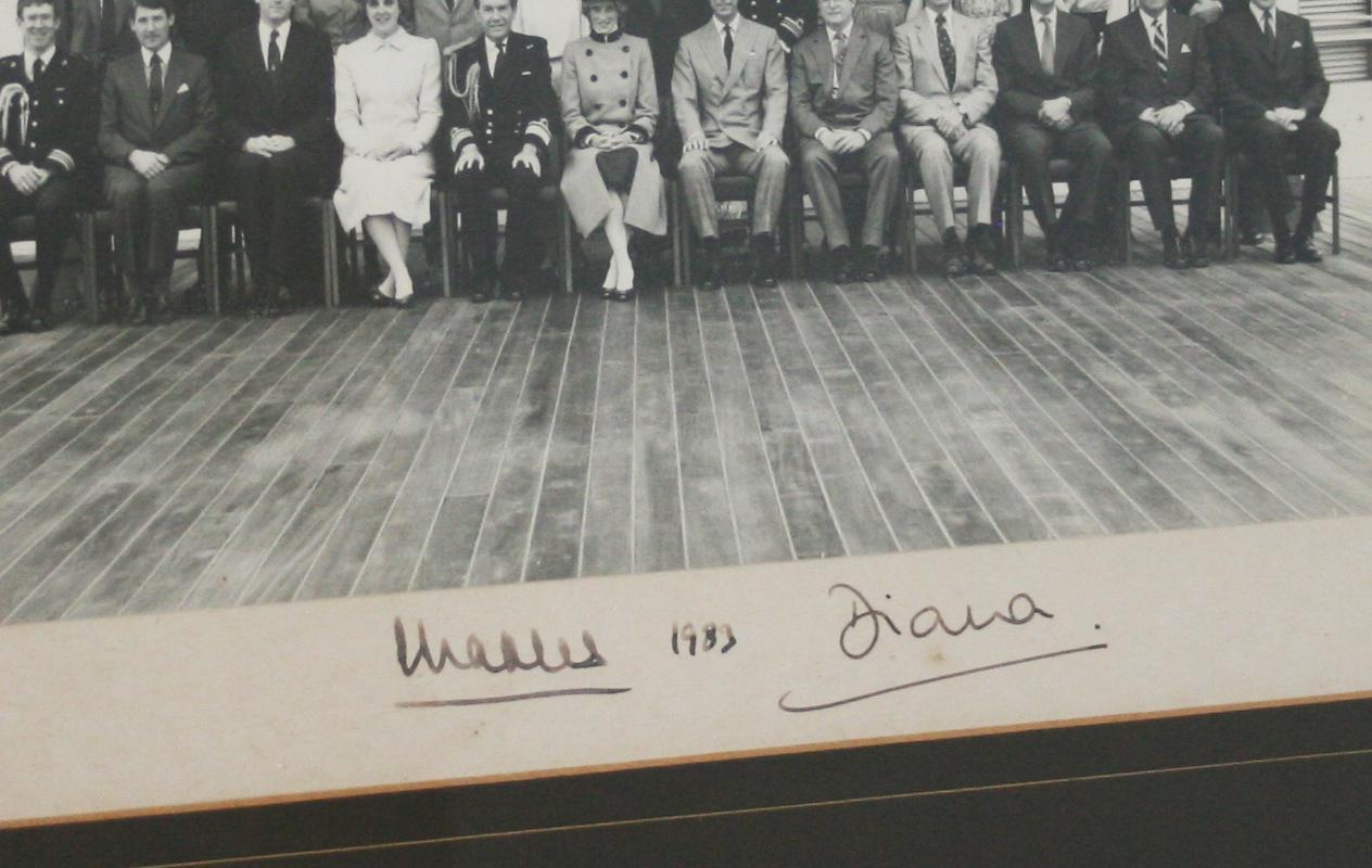  - A rare Prince Charles and Princess Diana signed photo picturing them aboard the royal yacht Britannia in 1983

The marriage of the Prince & Princess of Wales, Prince Charles (1948-) and Princess Diana (1961-1997) remains one of the most talked