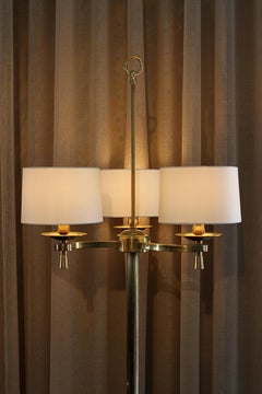 Prince De Galles Hotel Art Deco Floor Lamps Paris, circa 1940