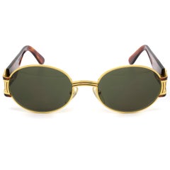 Prince Egon von Furstenberg round vintage sunglasses, Italy 80s