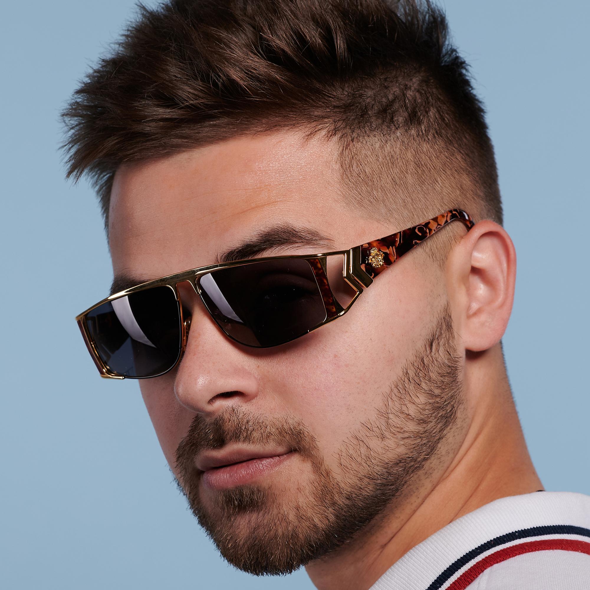 Uomo Occhiali da sole Prince Egon von Furstenberg, anni '80 in vendita