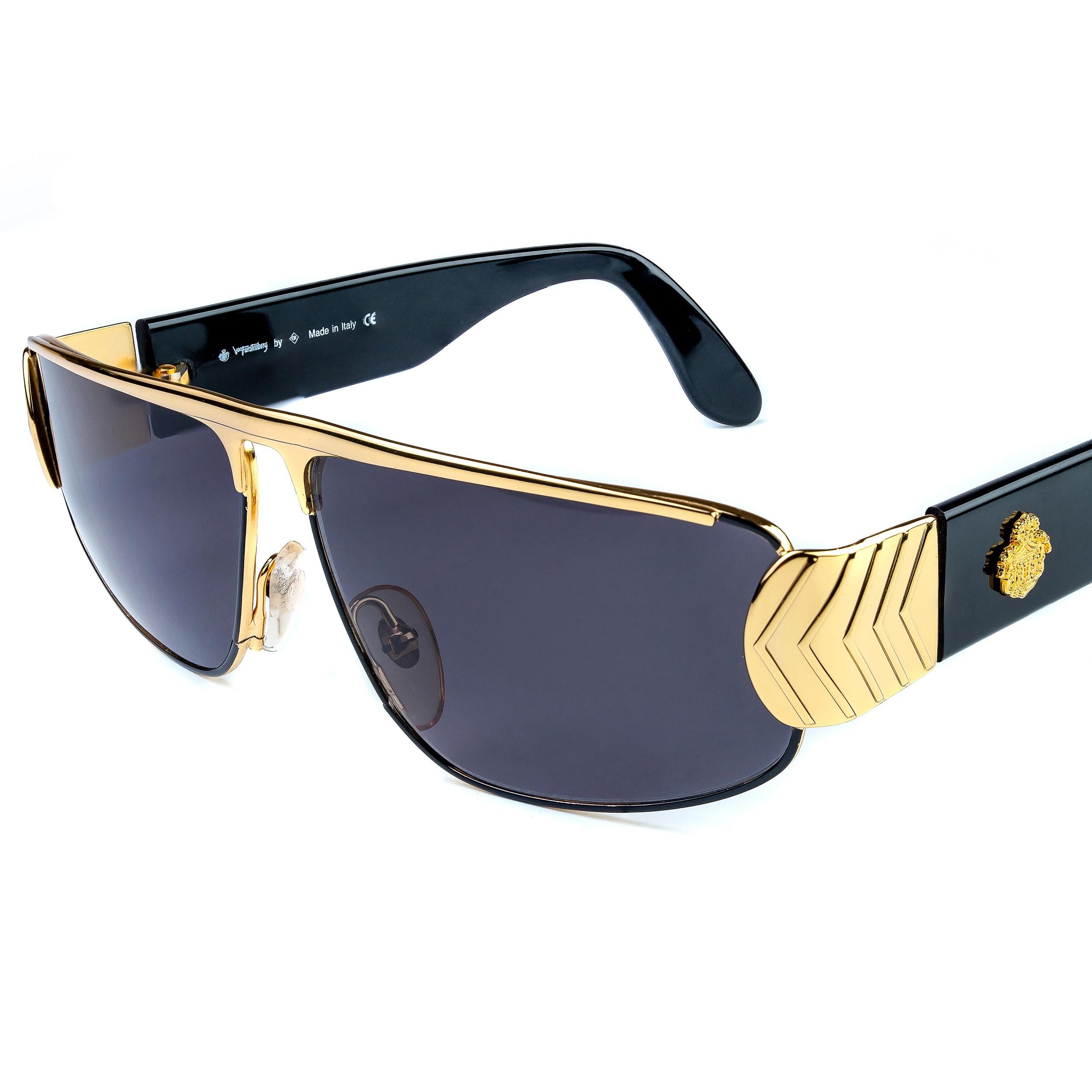 Lunettes de soleil Prince Von Furstenberg, Italie, années 1980 en vente 1