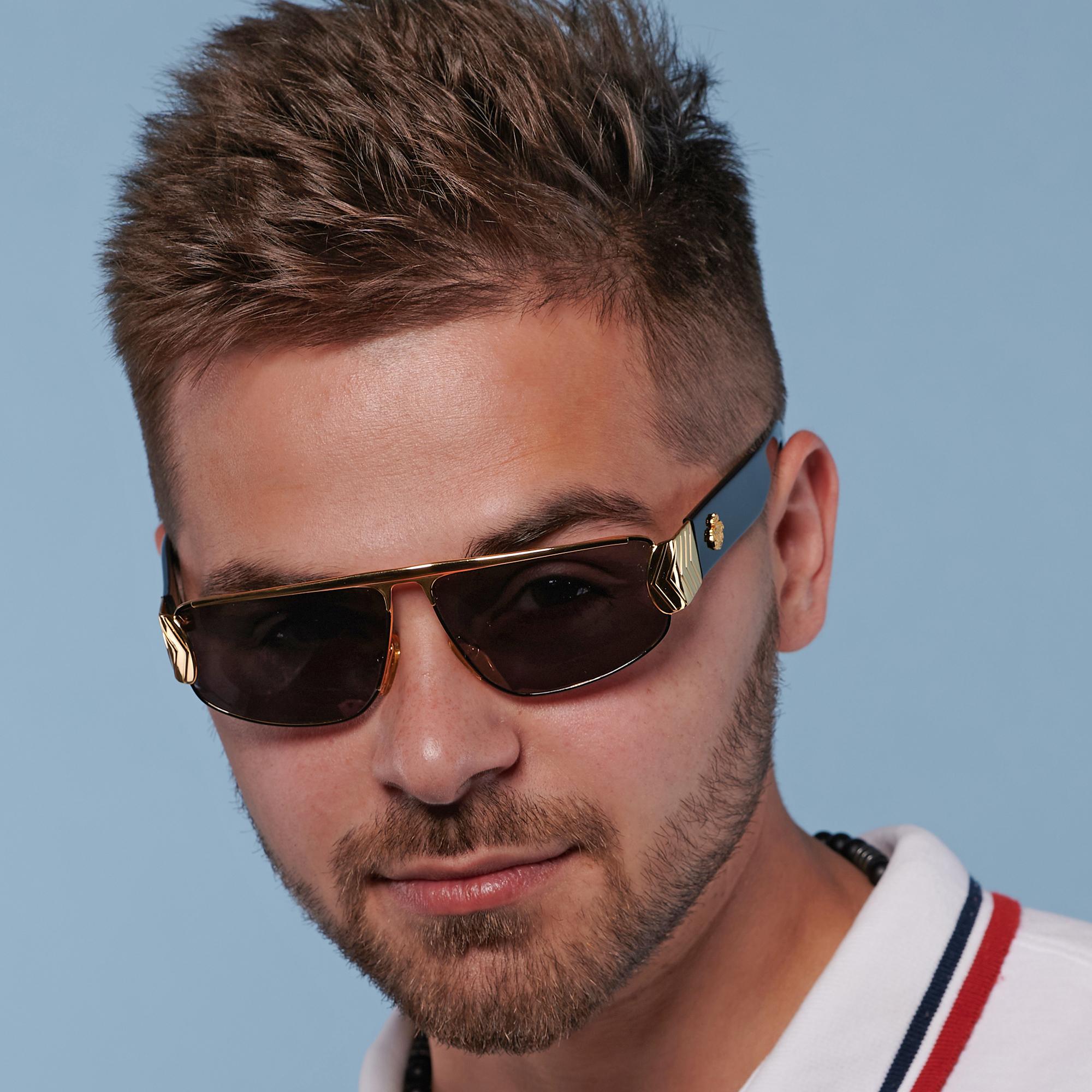 Lunettes de soleil Prince Von Furstenberg, Italie, années 1980 en vente 3