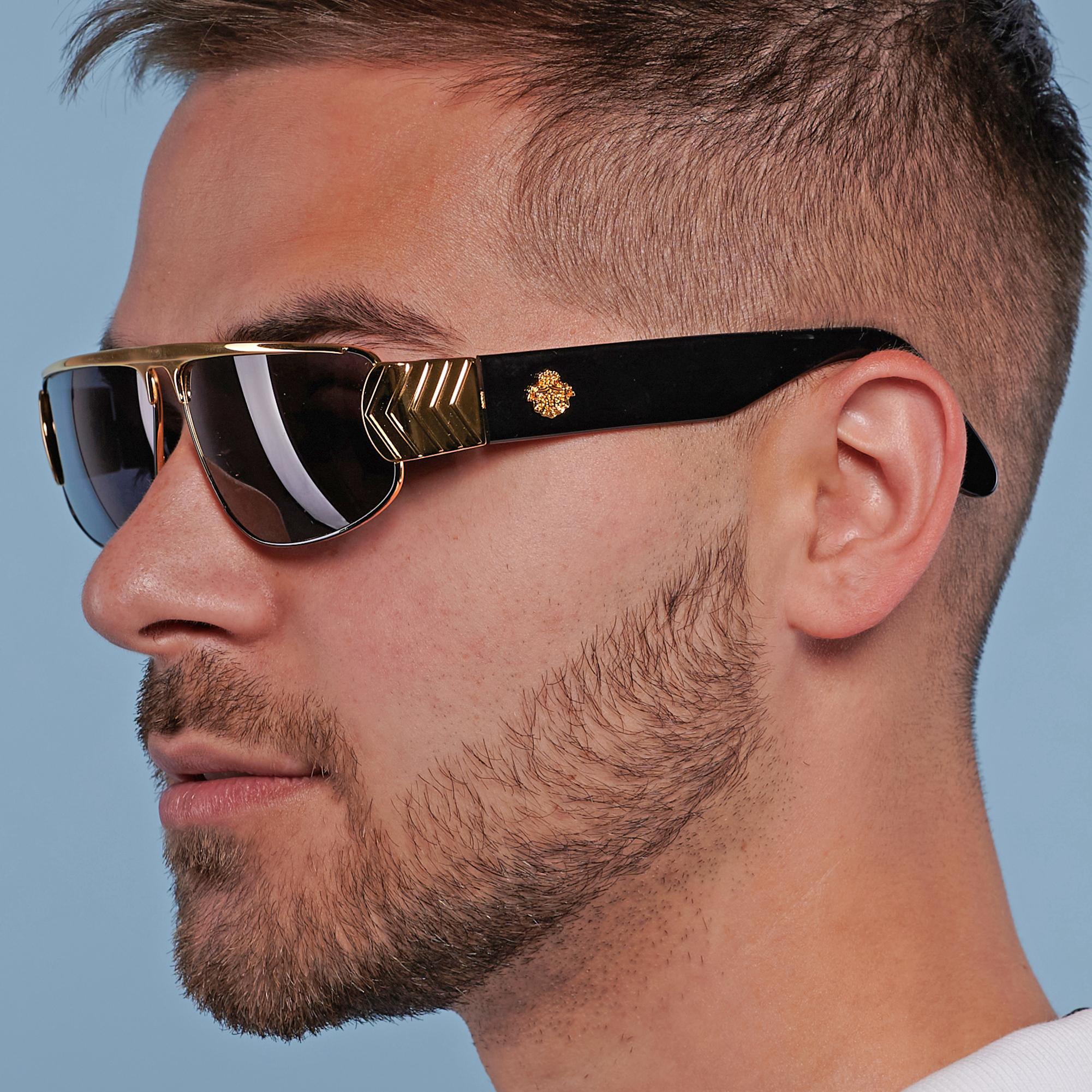 Lunettes de soleil Prince Von Furstenberg, Italie, années 1980 en vente 4