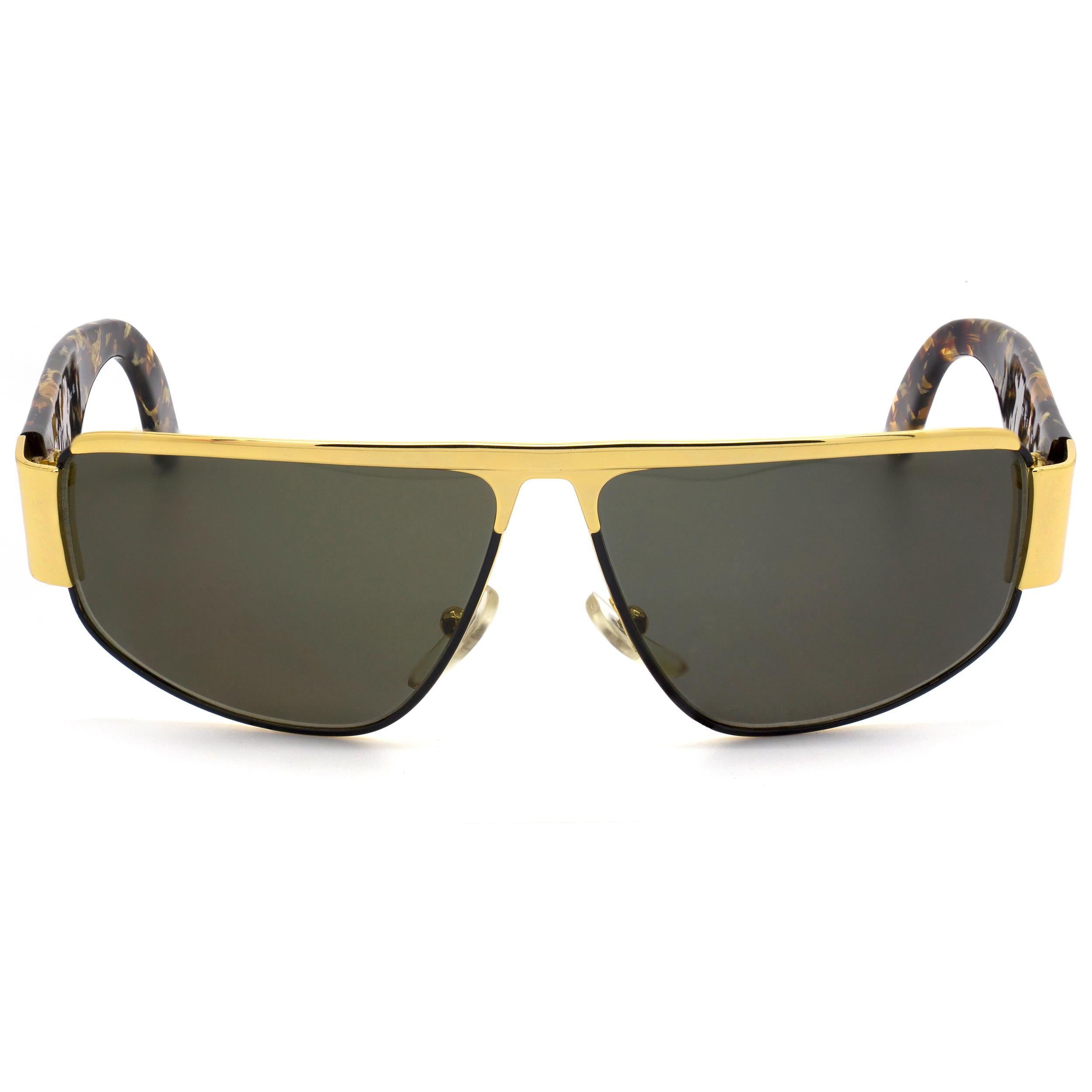 Prince Egon von Furstenberg vintage sunglasses 80s

Before Diane, there was Egon. Egon was a prince from Switzerland and he married Diane and thus made Diane Von Furstenburg a princess. An acclaimed fashion designer, he was a contemporary of Gianni