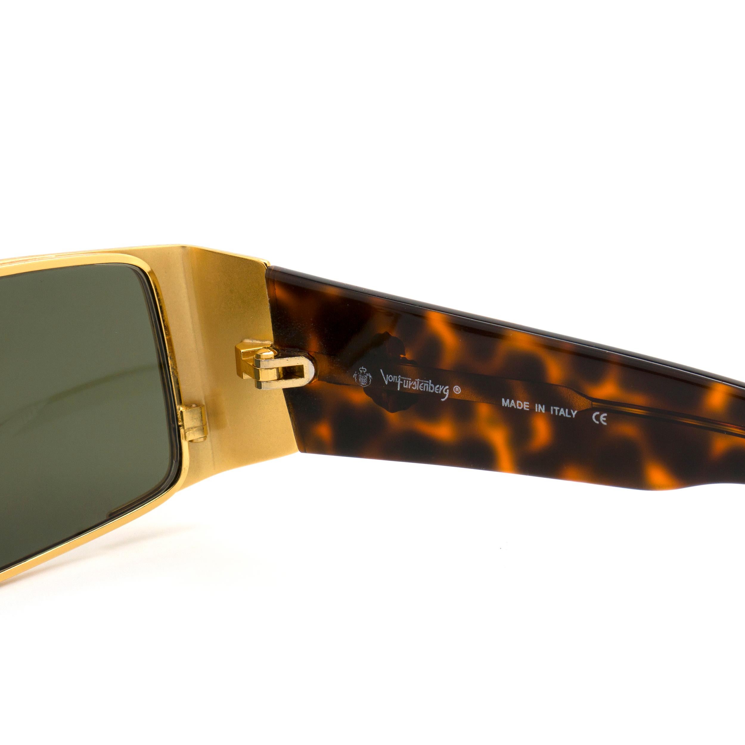 Prince Egon von Furstenberg vintage sunglasses 80s In New Condition In Santa Clarita, CA