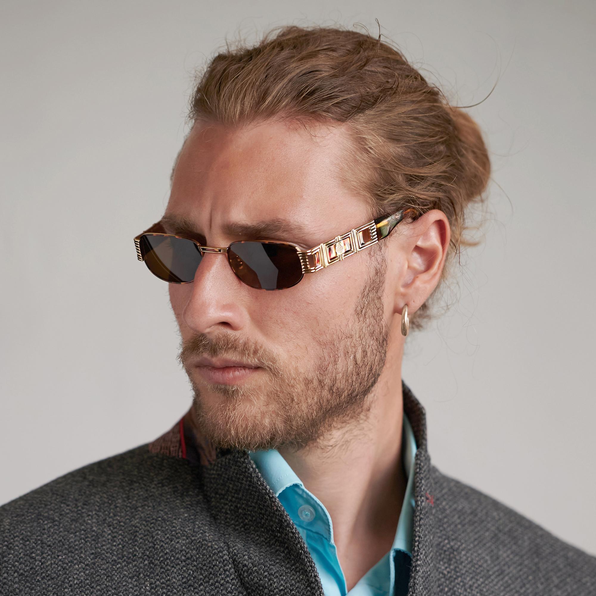 Prince Egon von Furstenberg vintage Sonnenbrille 80er Jahre für Damen oder Herren im Angebot