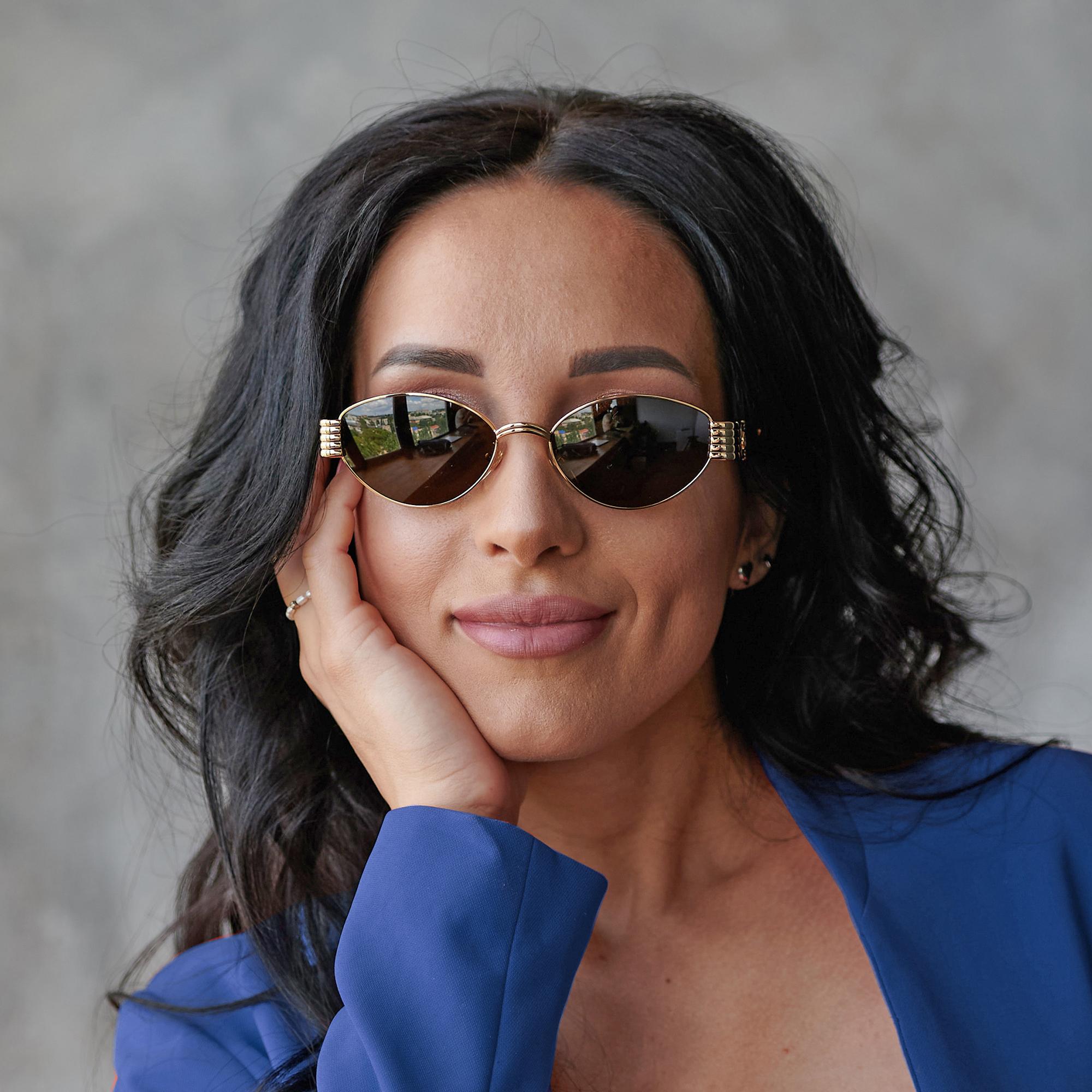Prince Von Furstenberg lunettes de soleil vintage 80s en vente 2