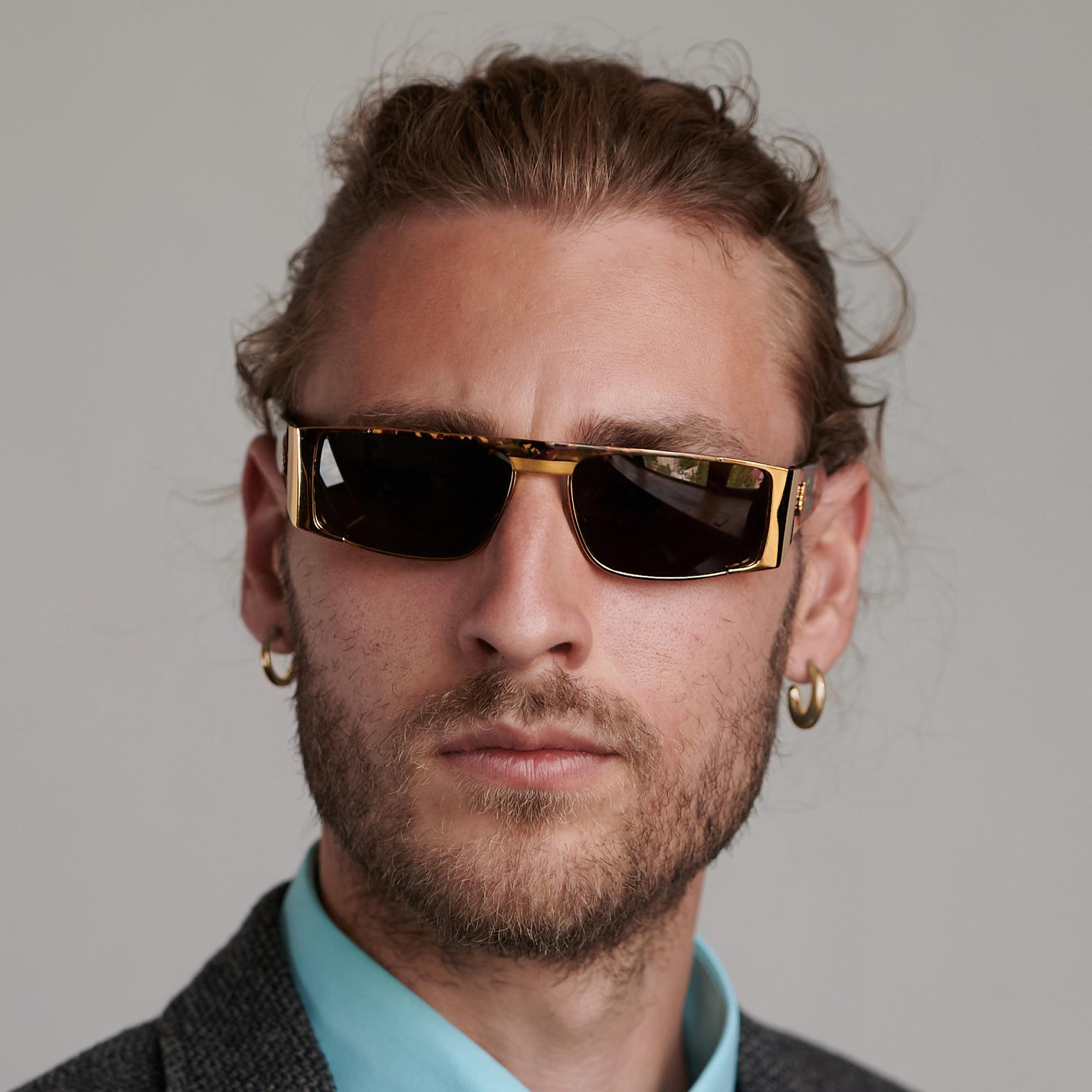 Prince Egon von Furstenberg vintage sunglasses 80s For Sale 2