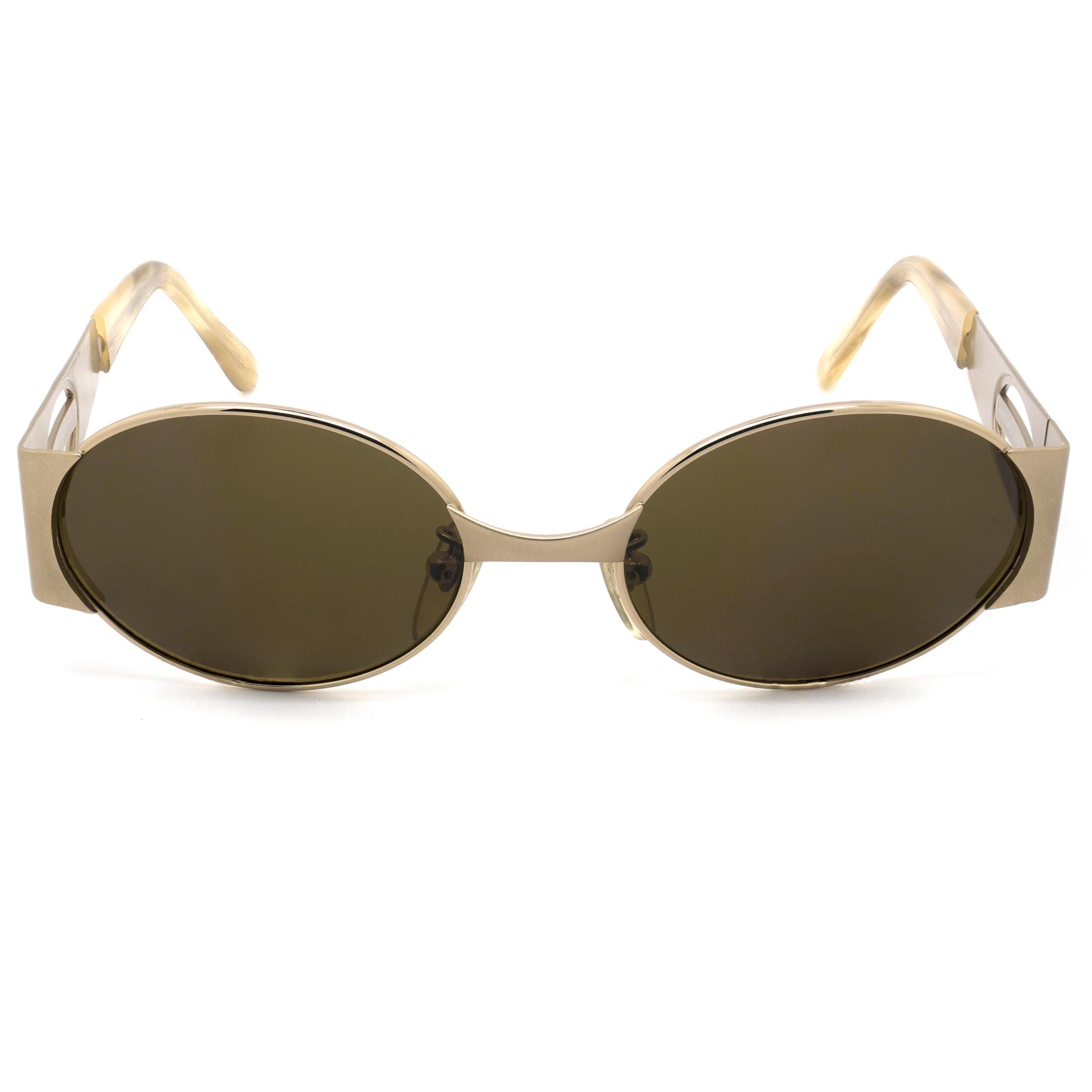Brown Prince Egon von Furstenberg vintage sunglasses For Sale