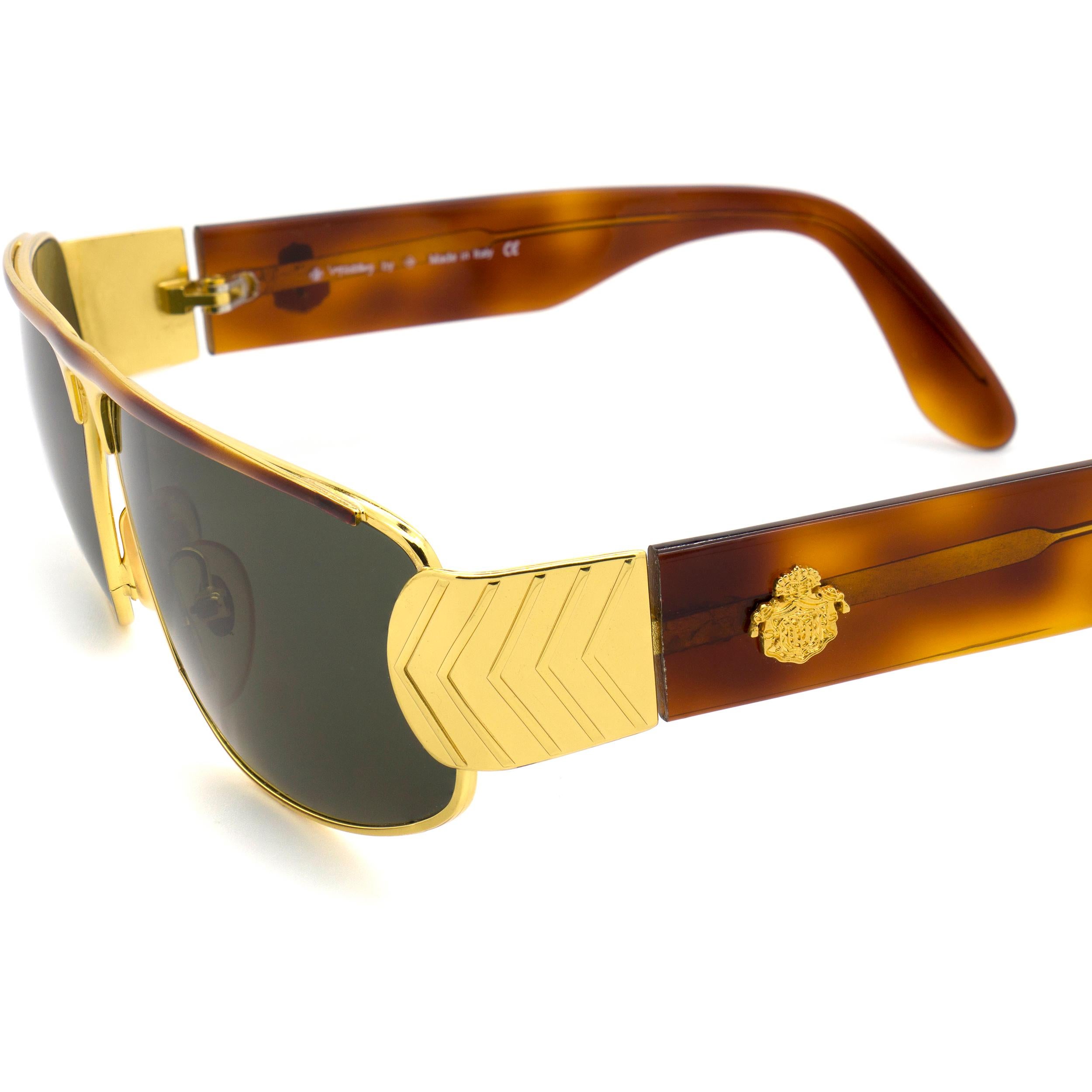 Prinz Egon von Furstenberg Vintage-Sonnenbrille (Braun) im Angebot