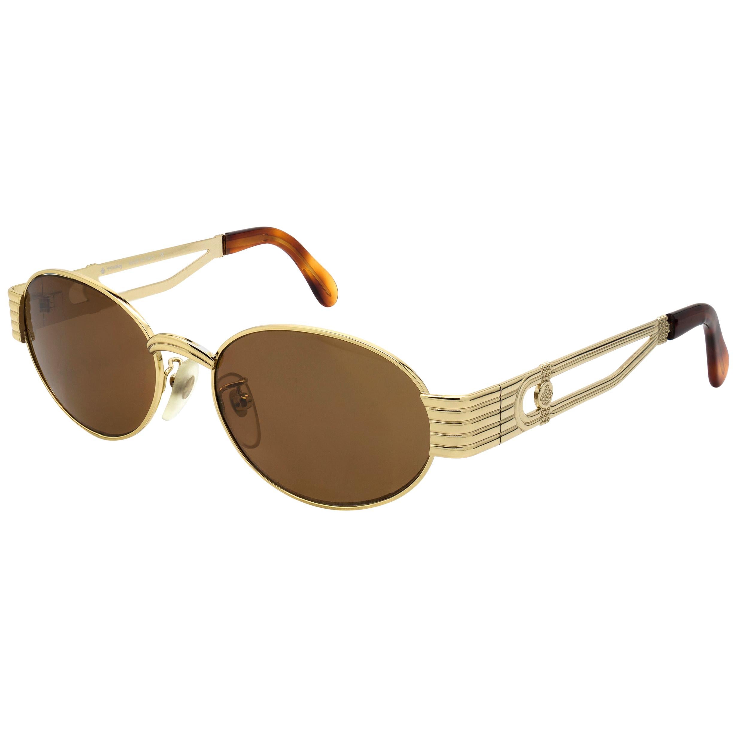 Prince Egon von Furstenberg vintage Sonnenbrille, Italien 80er Jahre im Angebot