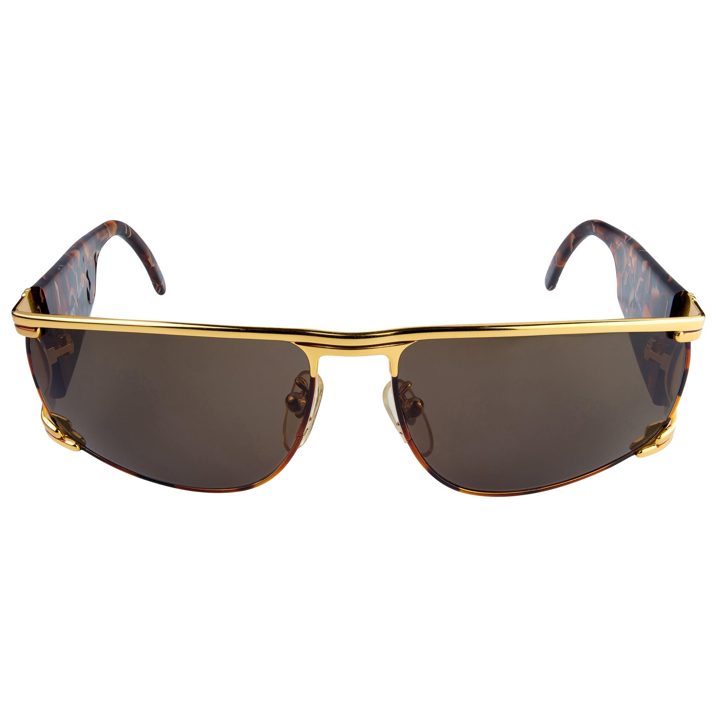 Prince Egon Von Furstenberg sunglasses, made in Italy in the 1980s. 

Before Diane, there was Egon. Egon was a prince from Switzerland and he married Diane and thus made Diane Von Furstenburg a princess. An acclaimed fashion designer, he was a