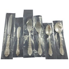 Prince Eugene by Alvin Sterling Silver Flatware Set for 8 Service 59 Pieces