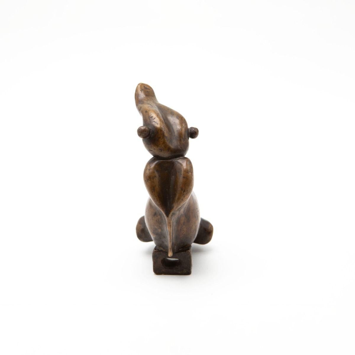 Danish Prince Henrik of Denmark, Sirene, Small Bronze Sculpture, 1980s Model, Signed For Sale