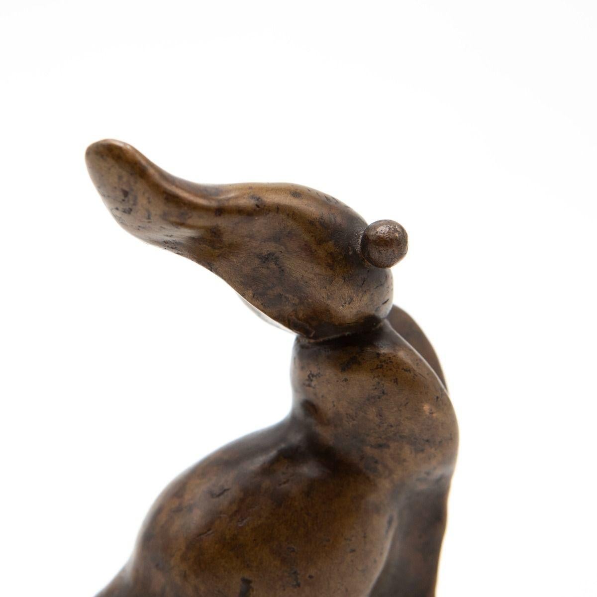20th Century Prince Henrik of Denmark, Sirene, Small Bronze Sculpture, 1980s Model, Signed For Sale