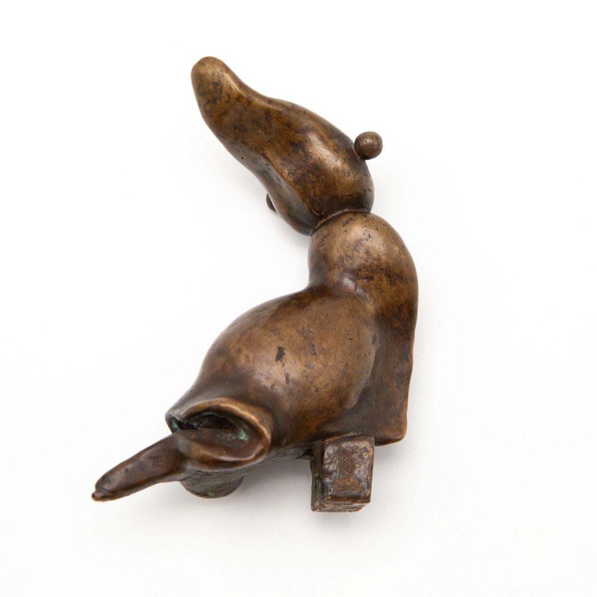 Prince Henrik of Denmark, Sirene, Small Bronze Sculpture, 1980s Model, Signed For Sale 1