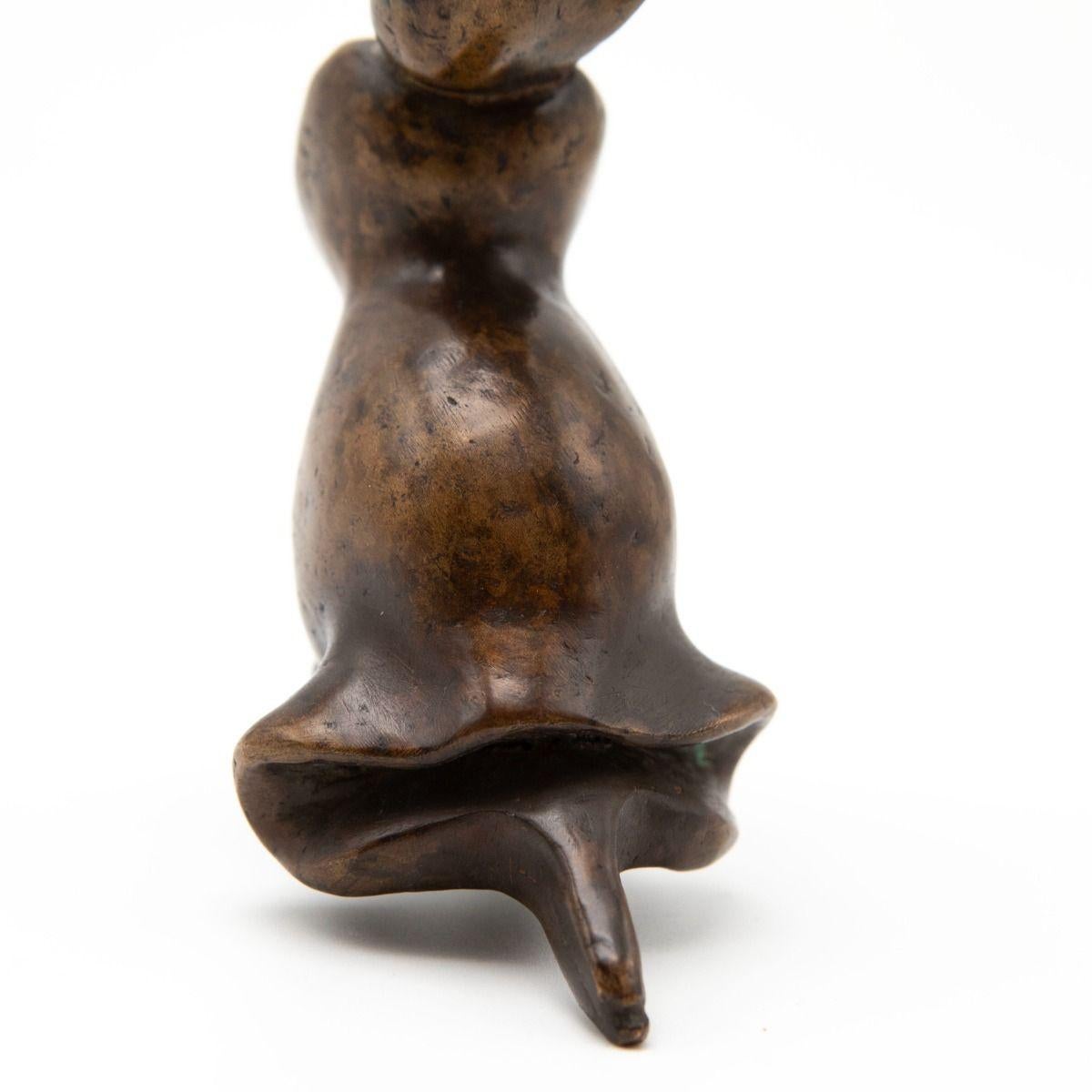 Prince Henrik of Denmark, Sirene, Small Bronze Sculpture, 1980s Model, Signed For Sale 2