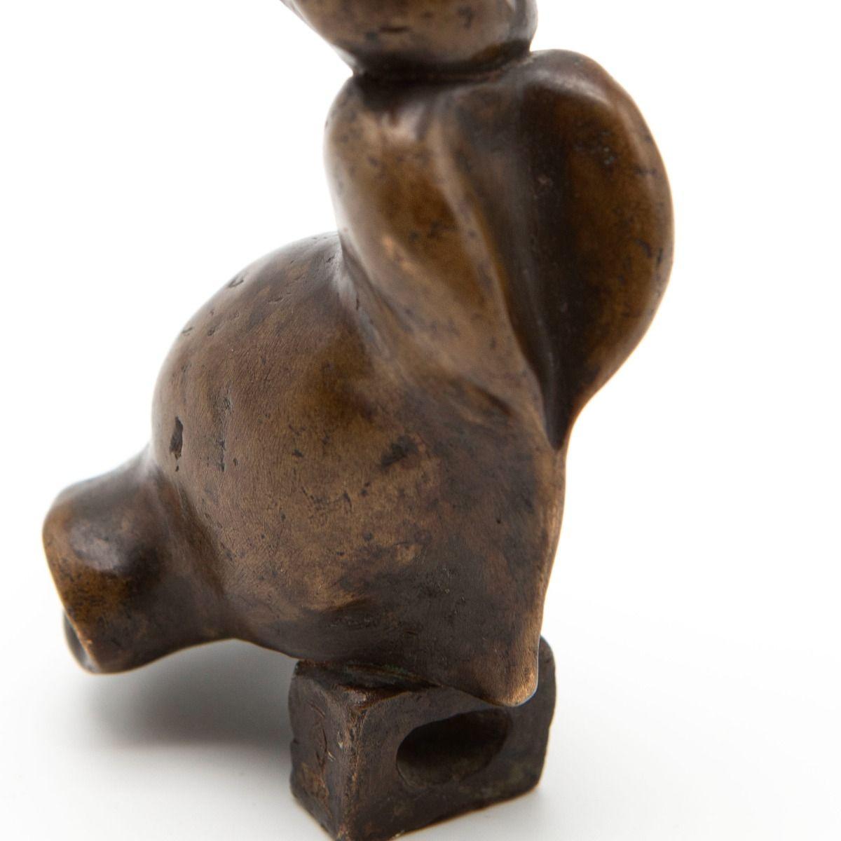 Prince Henrik of Denmark, Sirene, Small Bronze Sculpture, 1980s Model, Signed For Sale 3