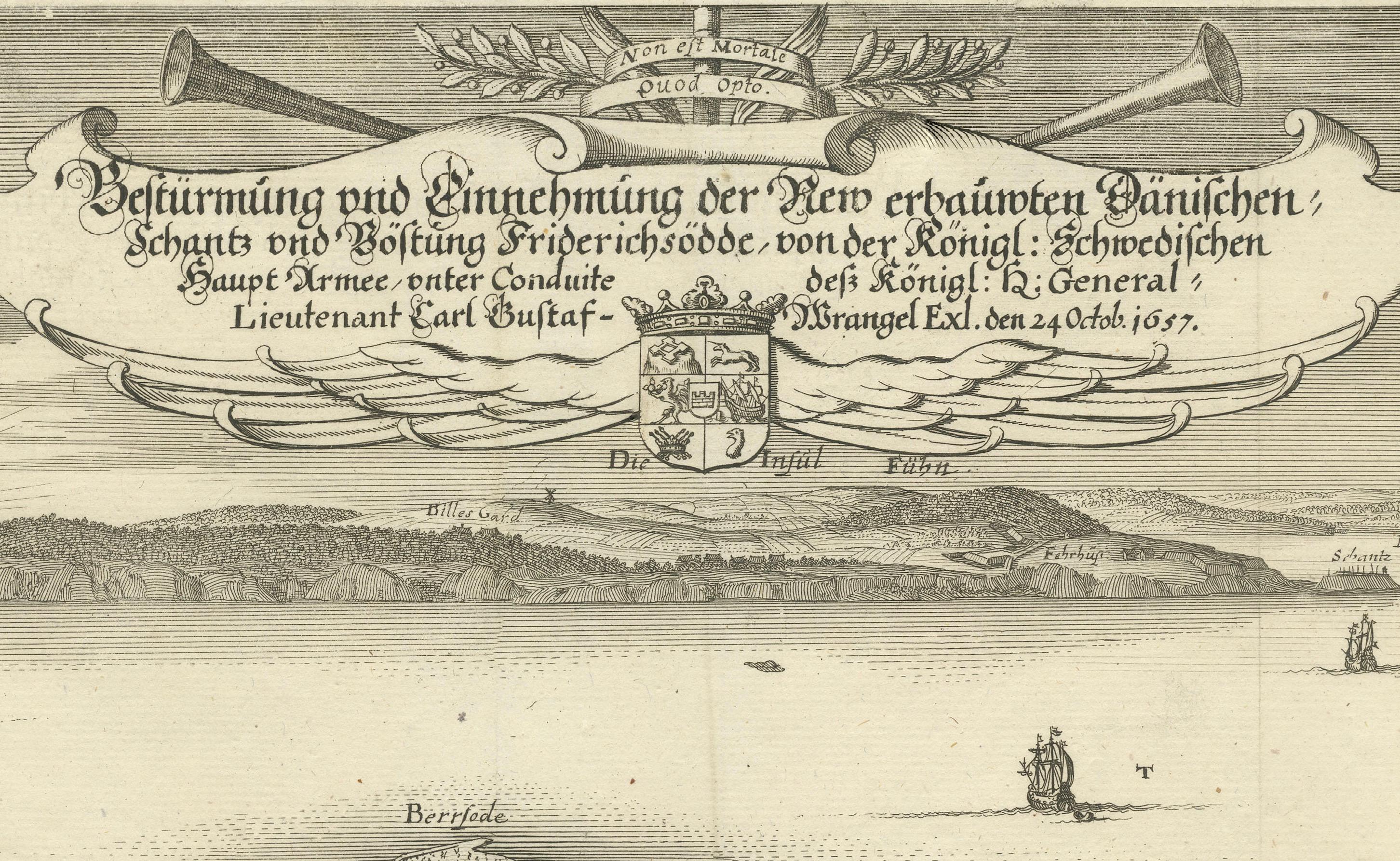 Prince Henry's Naval and Land Battle during the Seven Years' War Engraved, 1667 For Sale 2