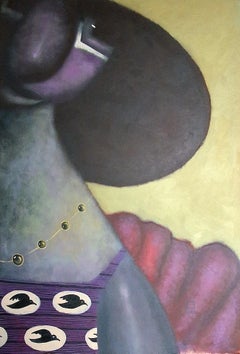 Untitled 1 - 21st Century, Contemporary, Figurative, Neo-Expressionism, Africa