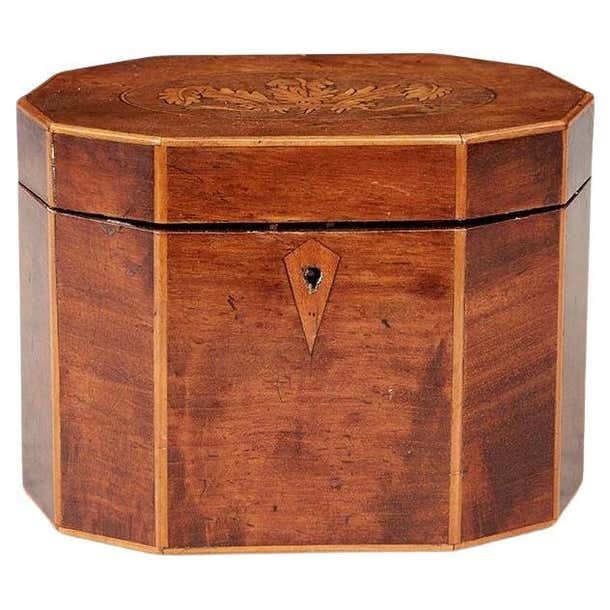 Prince of Wales Inlaid Octagonal Box For Sale at 1stDibs