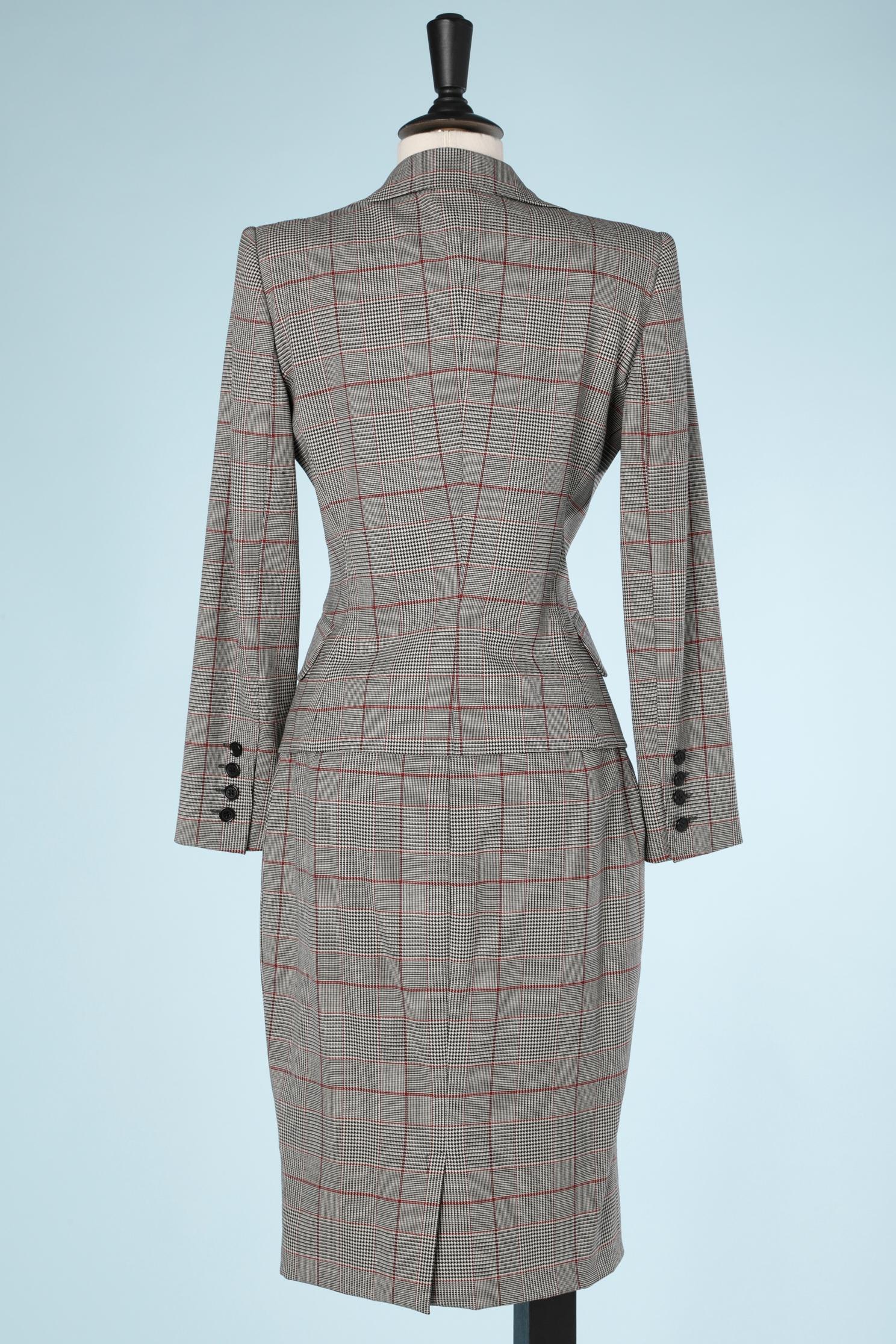 Prince of Wales pattern Skirt Suit Dolce & Gabbana  In Excellent Condition In Saint-Ouen-Sur-Seine, FR