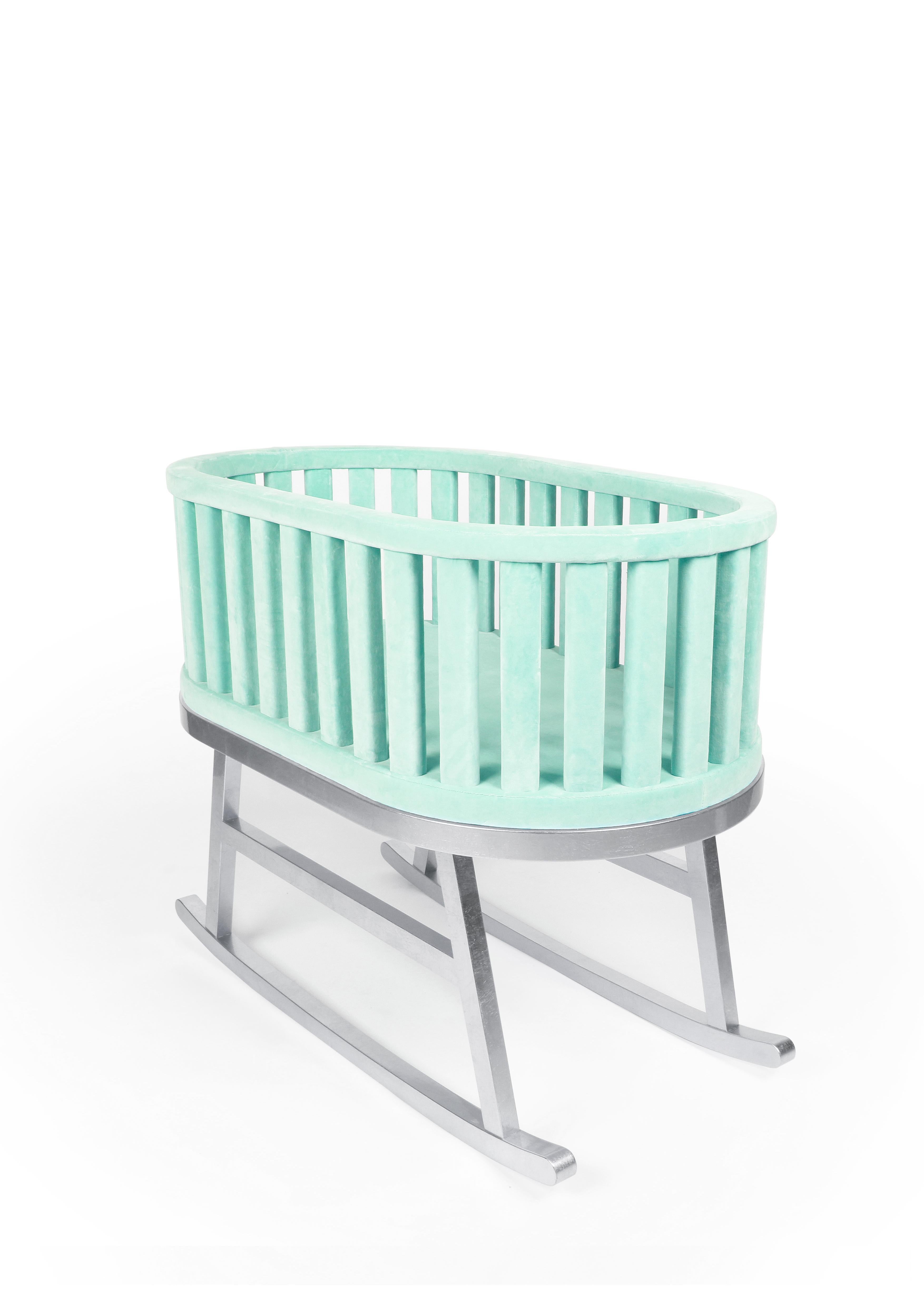 Contemporary Prince Santi Rocking Cradle by Royal Stranger For Sale