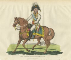 Prince Schwarzenberg on a Chestnut Horse Before a Tented Camp, 1815