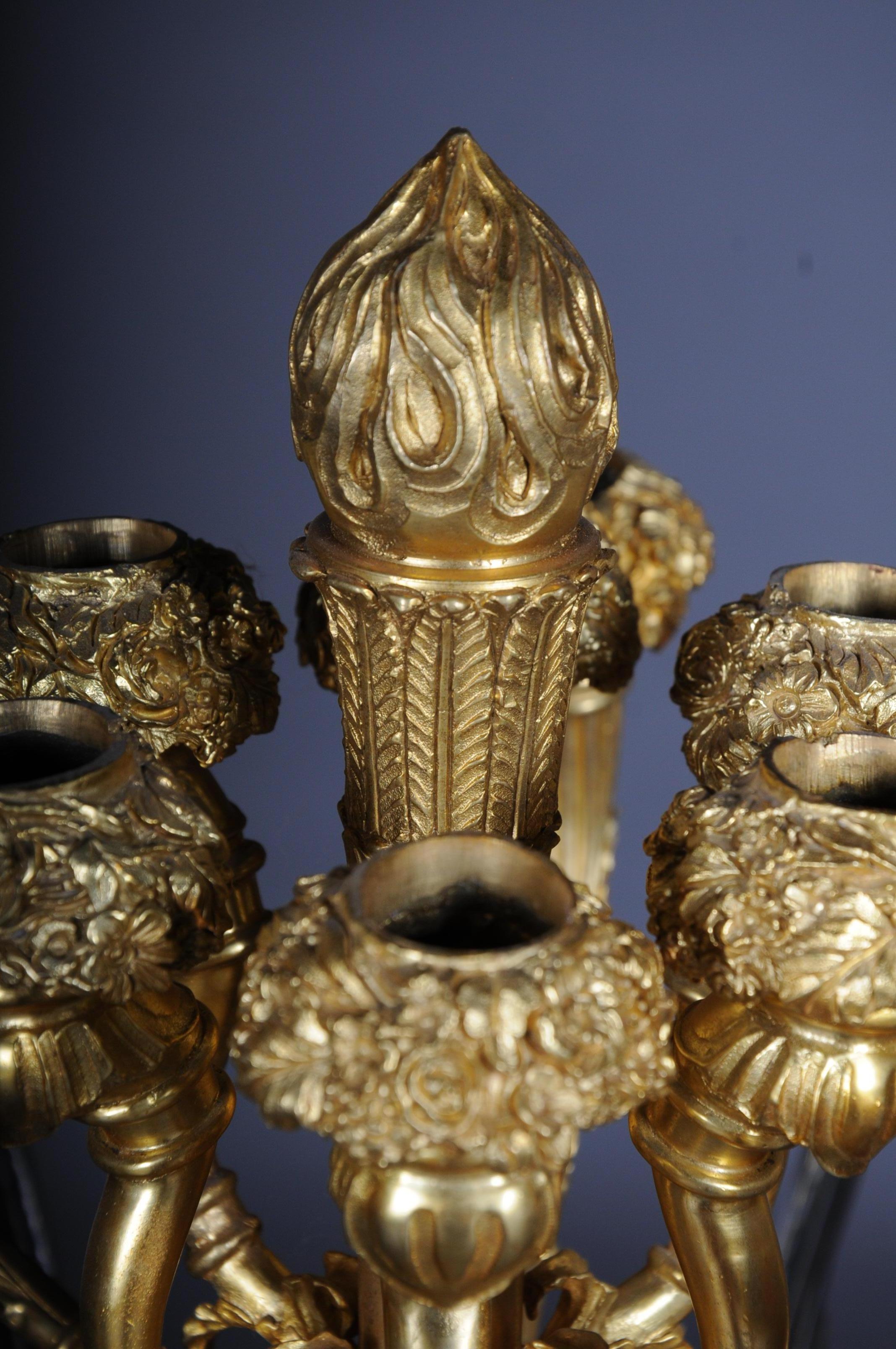 Princely Pomp Candlestick After Pierre Philippe Thomire For Sale 3