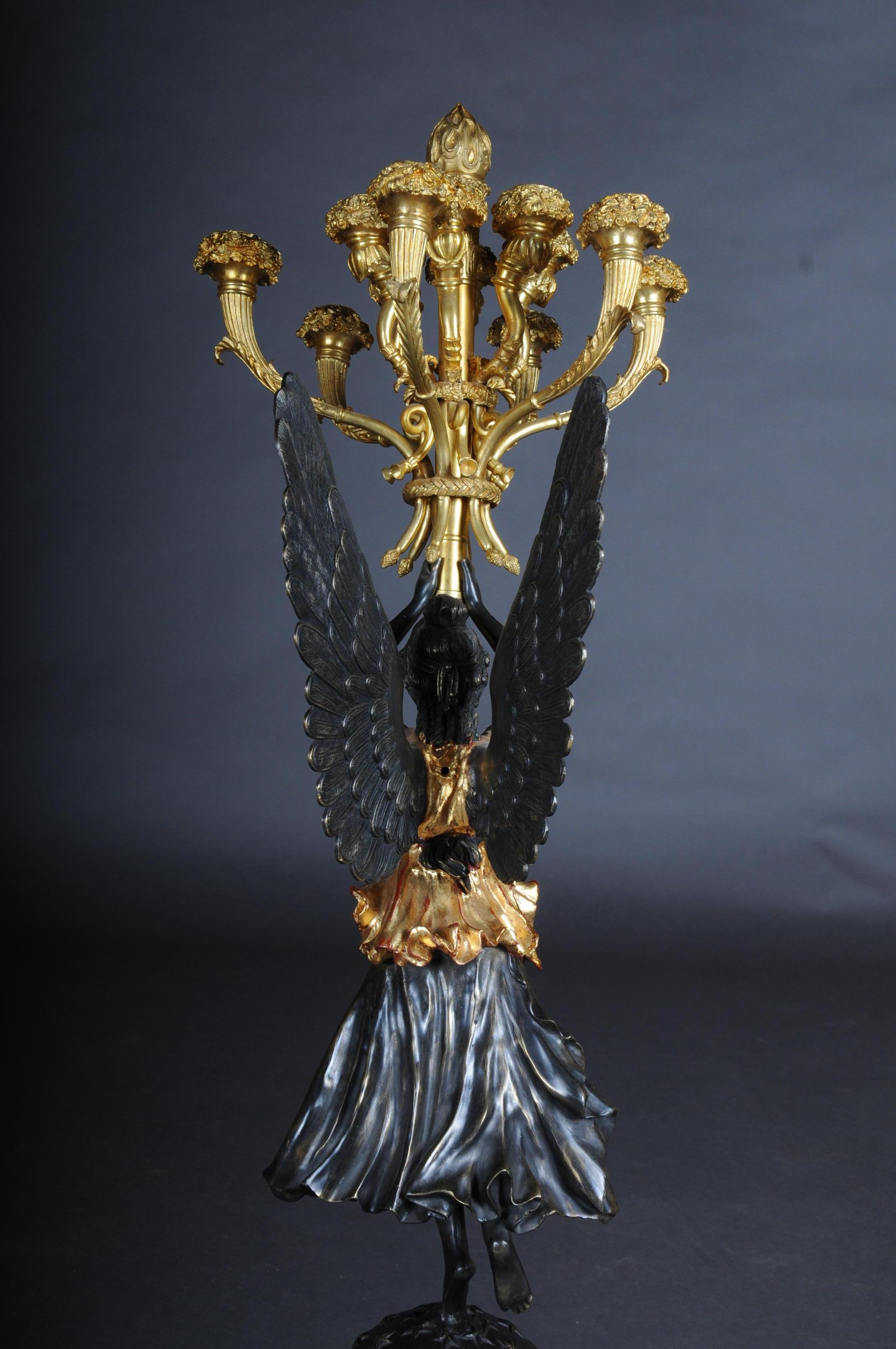 Princely Pomp Candlestick After Pierre Philippe Thomire For Sale 9