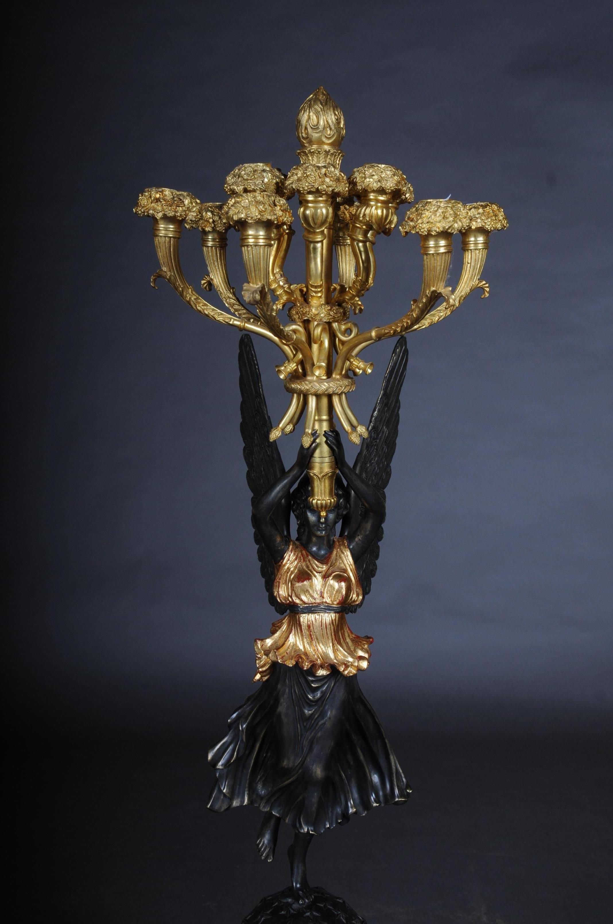 Princely Pomp Candlestick After Pierre Philippe Thomire For Sale 1