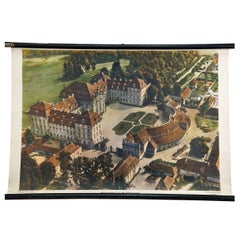 Prince's Castle of the 18th Century Vintage Mural Rollable Wall Chart