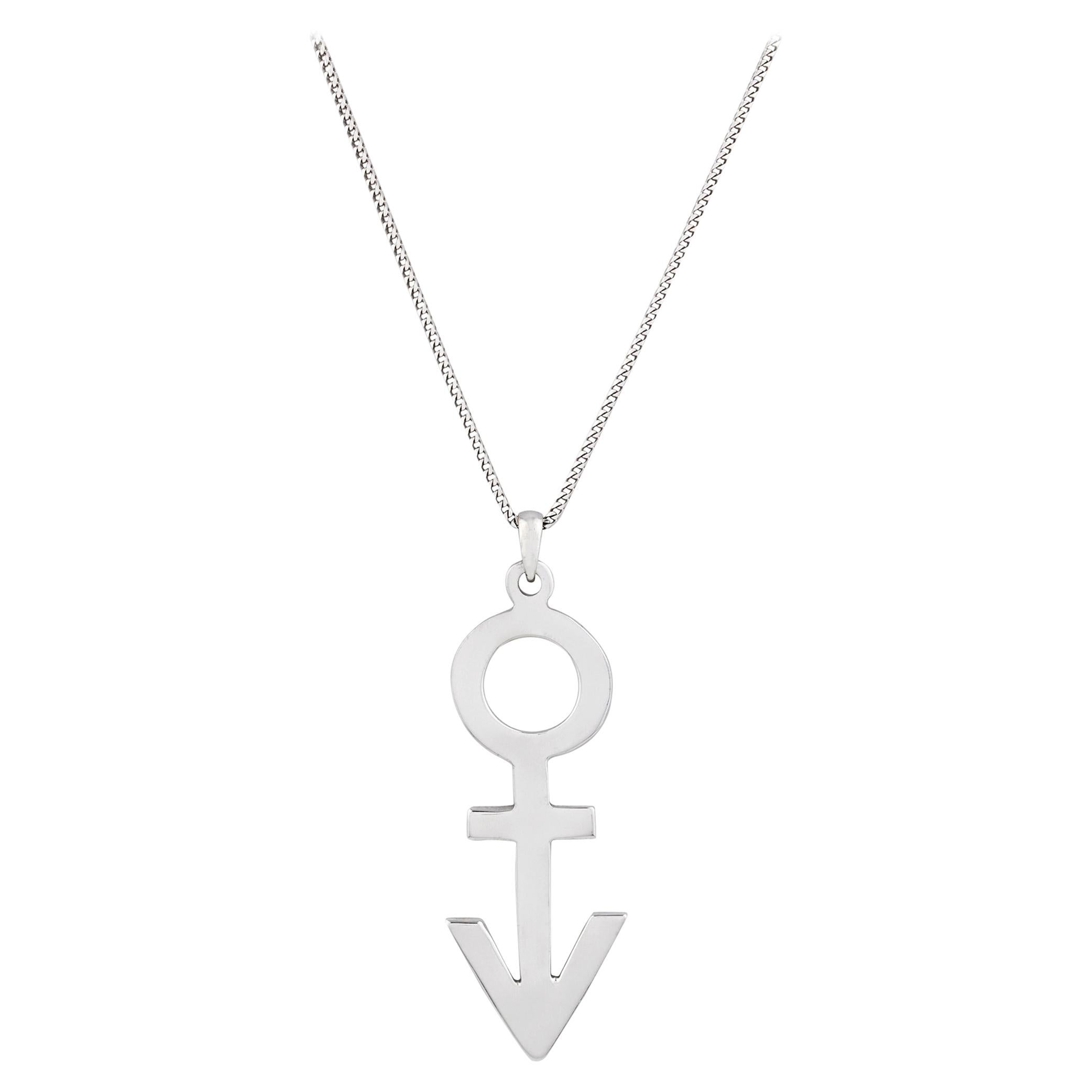 Prince's Love Symbol Necklace at 1stDibs | prince symbol necklace, love  symbol jewelry, prince love symbol necklace