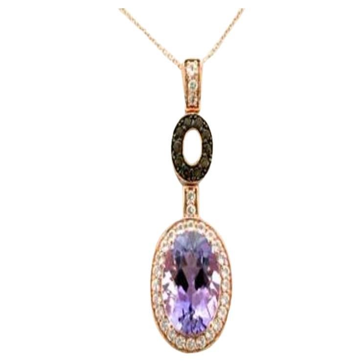 Princess Alexandra Pendant featuring Cotton Candy Amethyst, Vanilla Topaz, Cho