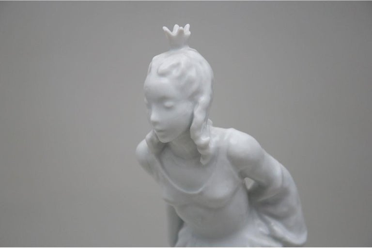 Princess and Frog Porcelain Figurine, Rosenthal, Germany at 1stDibs |  princess and the frog figurines, rosenthal germany porcelain