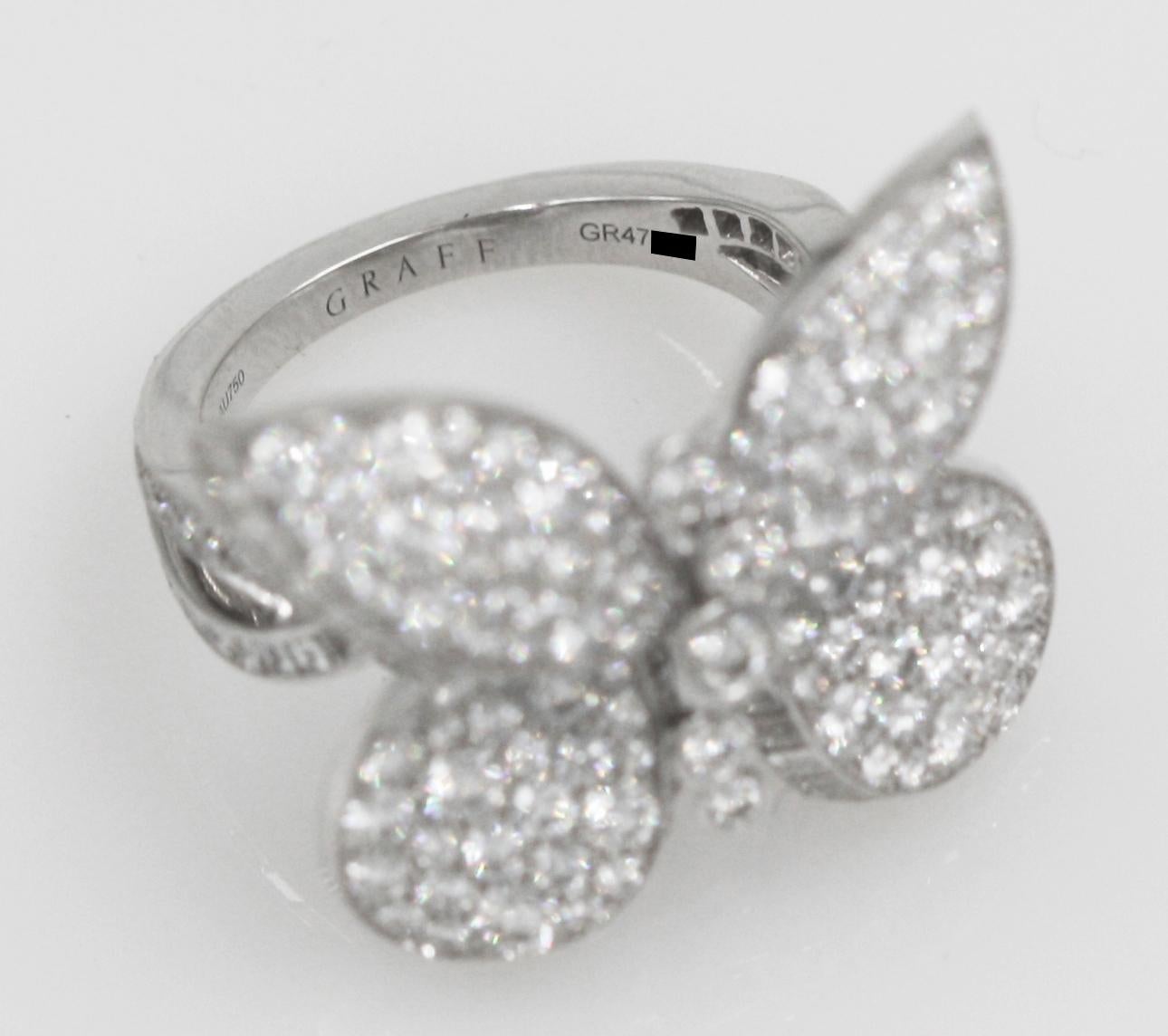 graff butterfly ring price