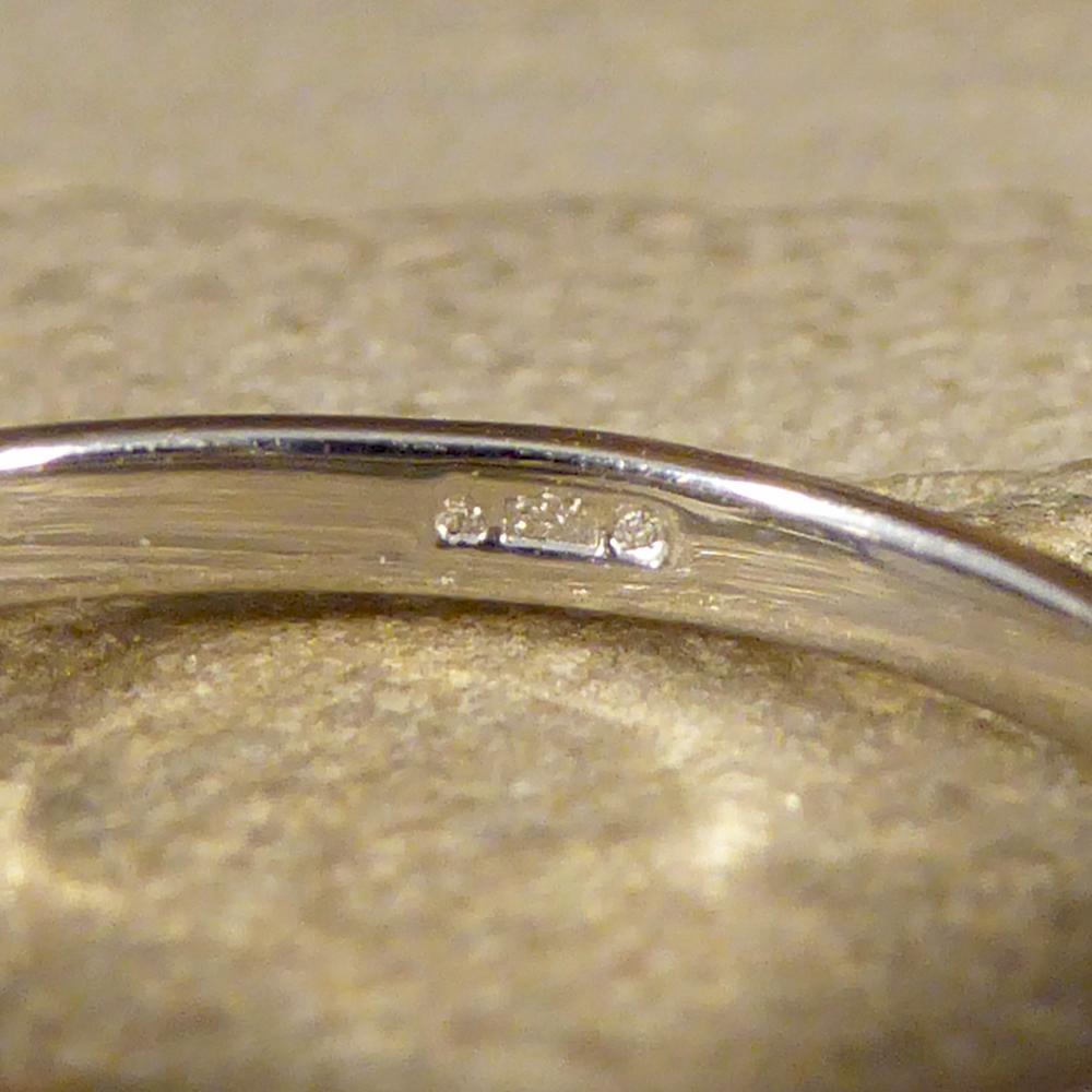 Modern Princess Cut 0.50 Carat Diamond Solitaire Engagement Ring in Platinum