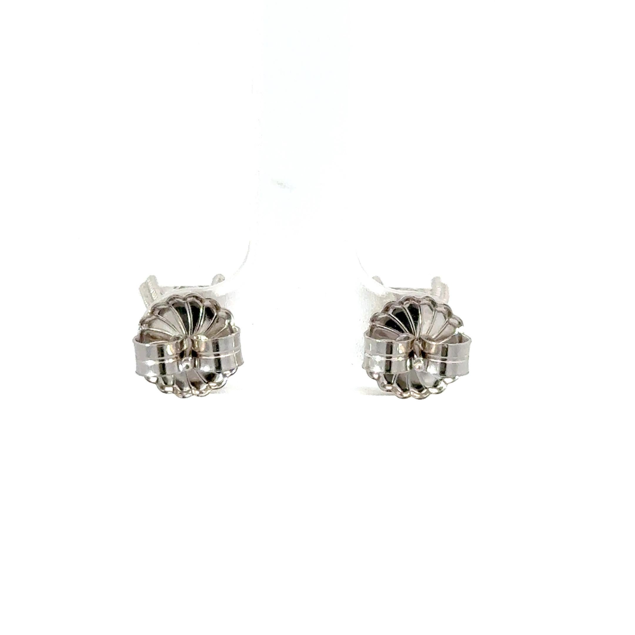 Women's or Men's Princess Cut 2.04ctw Diamond Studs For Sale