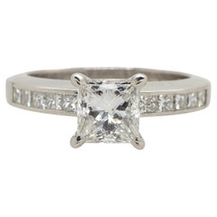 Princess Cut Canturi Diamond Ring 1.32ct