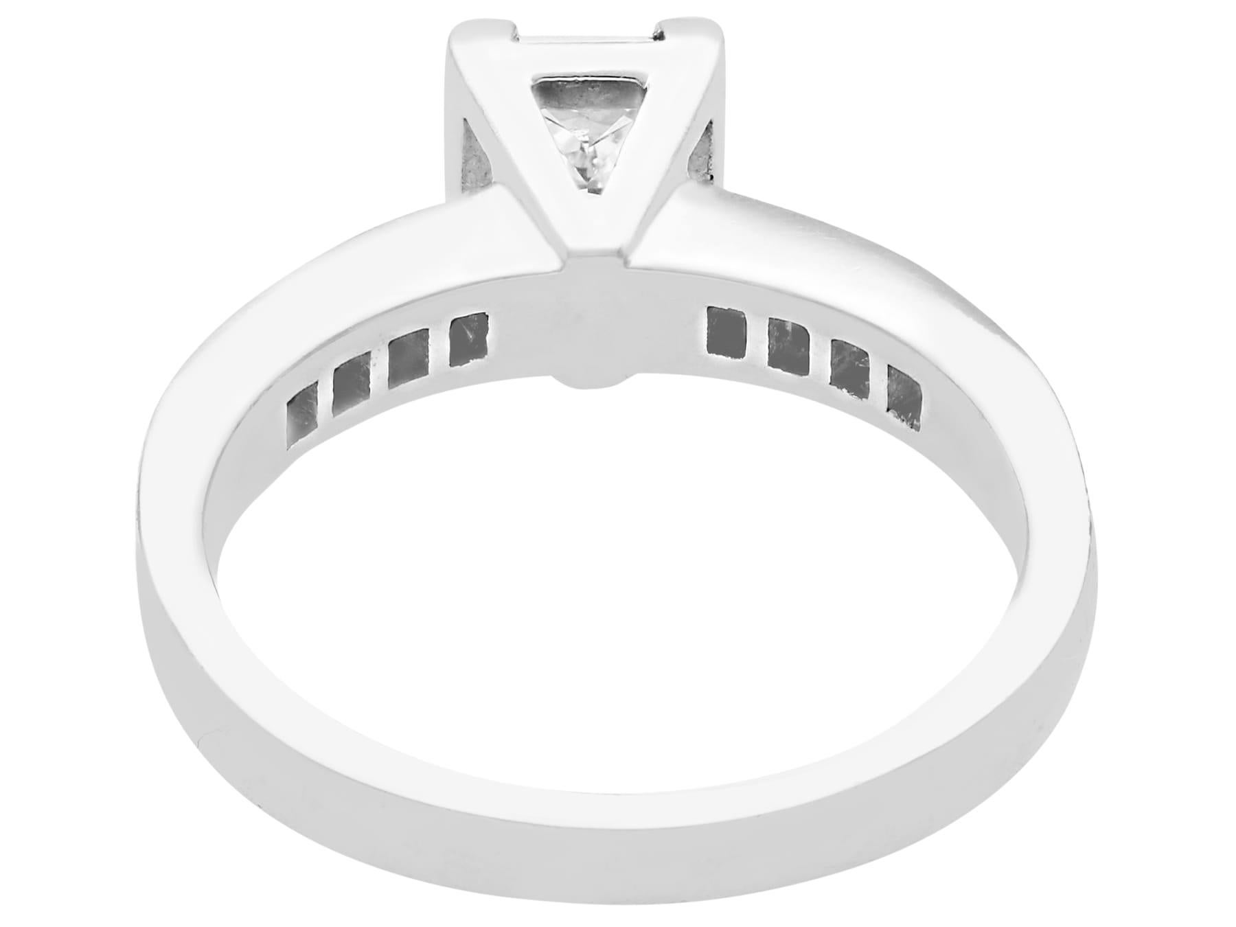 solitaire princess cut engagement rings