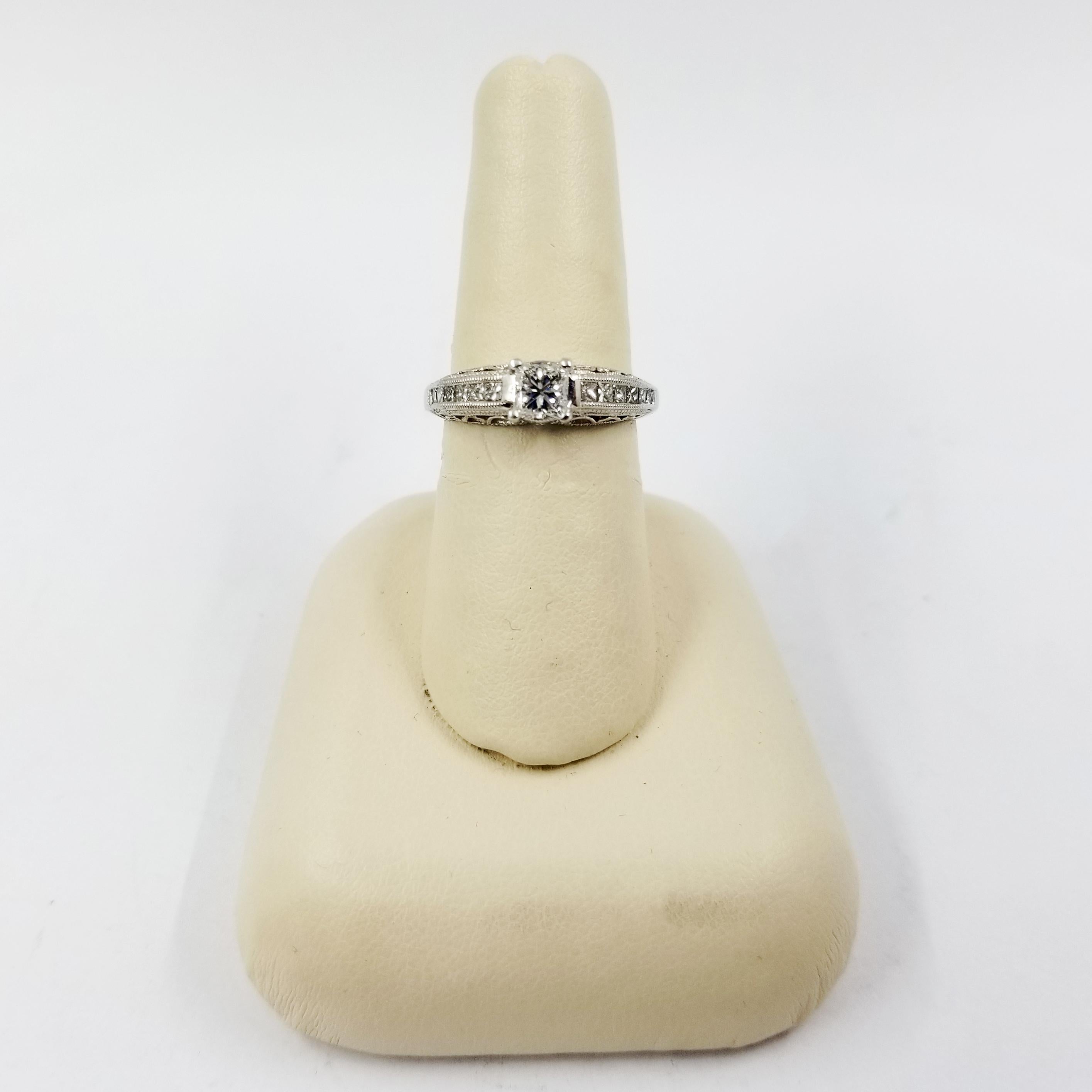Princess Cut Diamond Engagement Ring For Sale at 1stDibs | princess ...