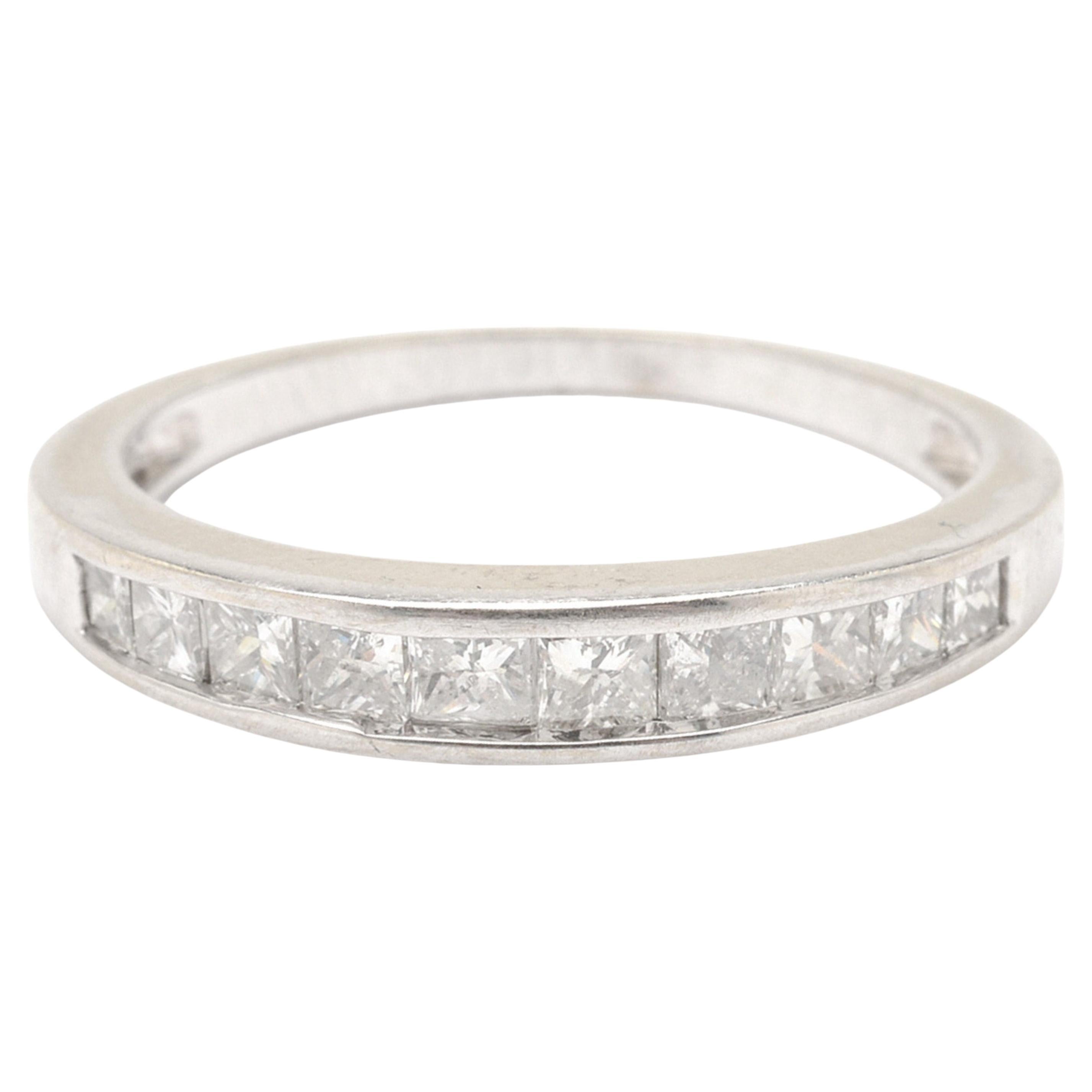 Princess Cut Diamond Engagement Ring Set, Diamonds Bridal Promise Ring