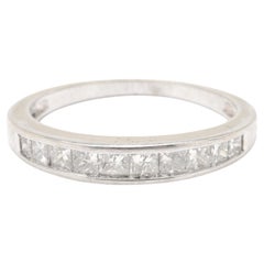 Princess Cut Diamond Engagement Ring Set, Diamonds Bridal Promise Ring