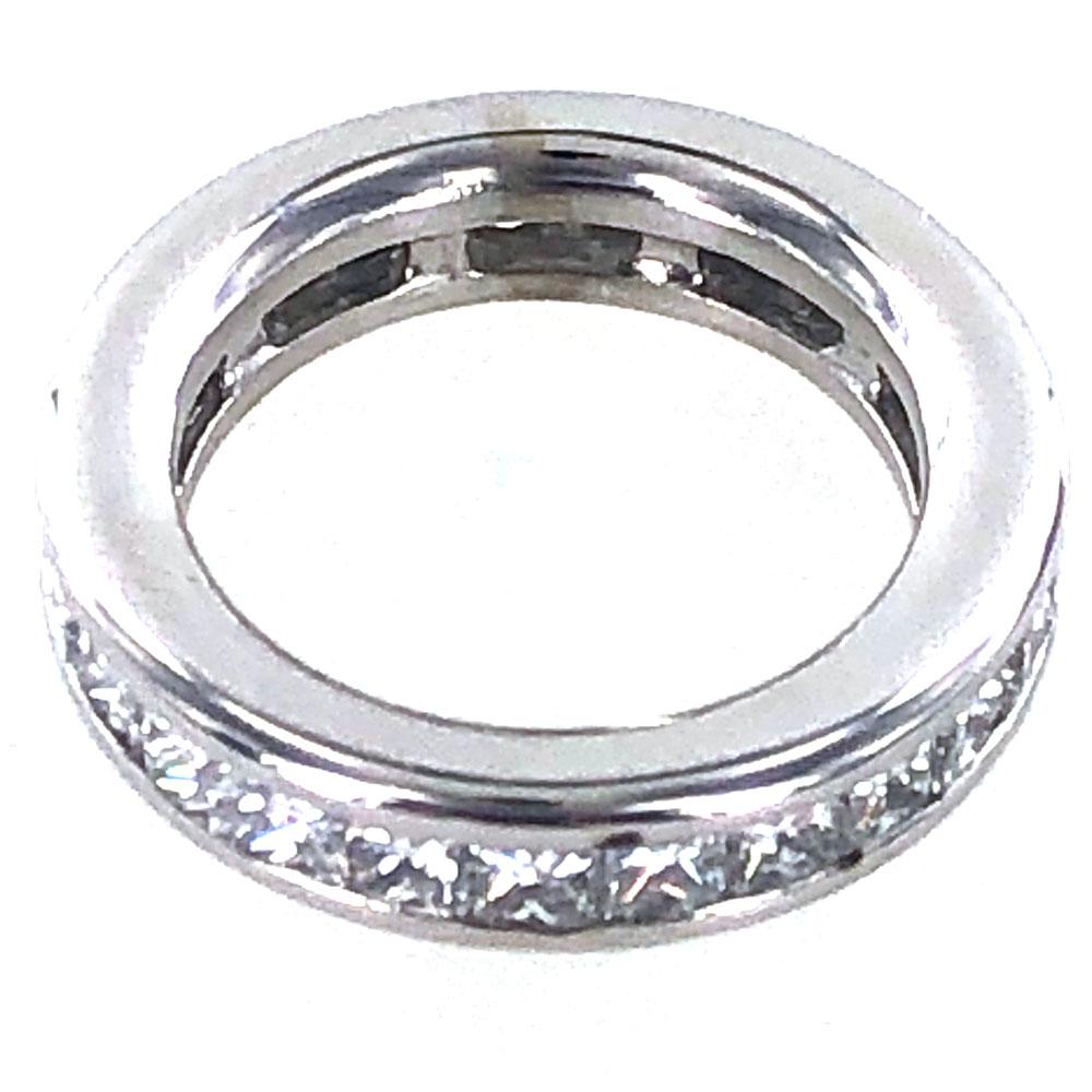 princess cut diamond band ring