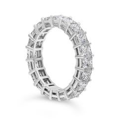 Roman Malakov Alianza de boda de eternidad con diamante talla princesa