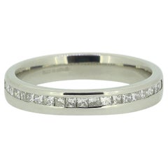 Princess Cut Diamond Half Eternity Ring
