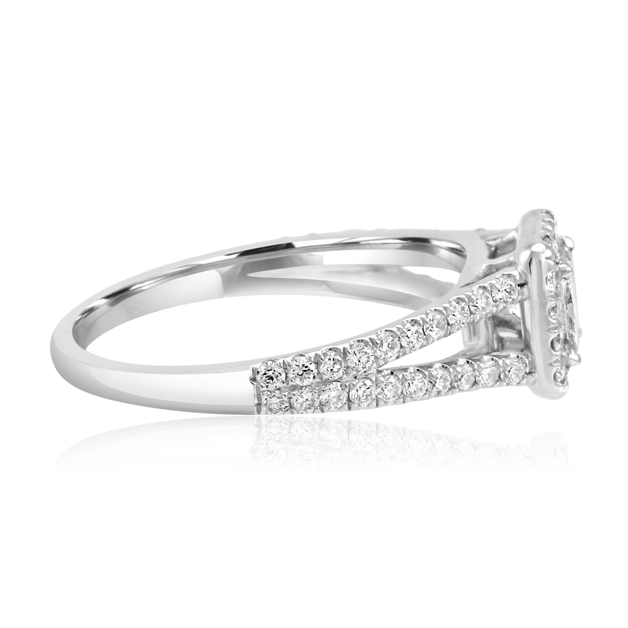 2 carat princess cut solitaire diamond ring