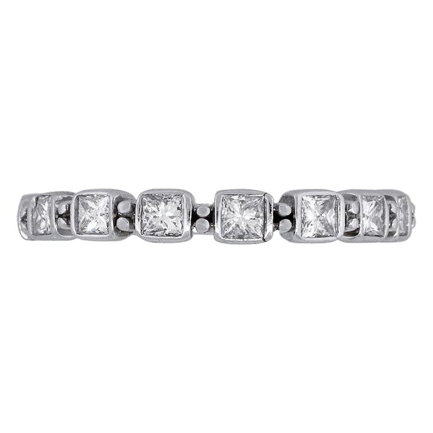 Diamantring mit Prinzessinnenschliff für Damen