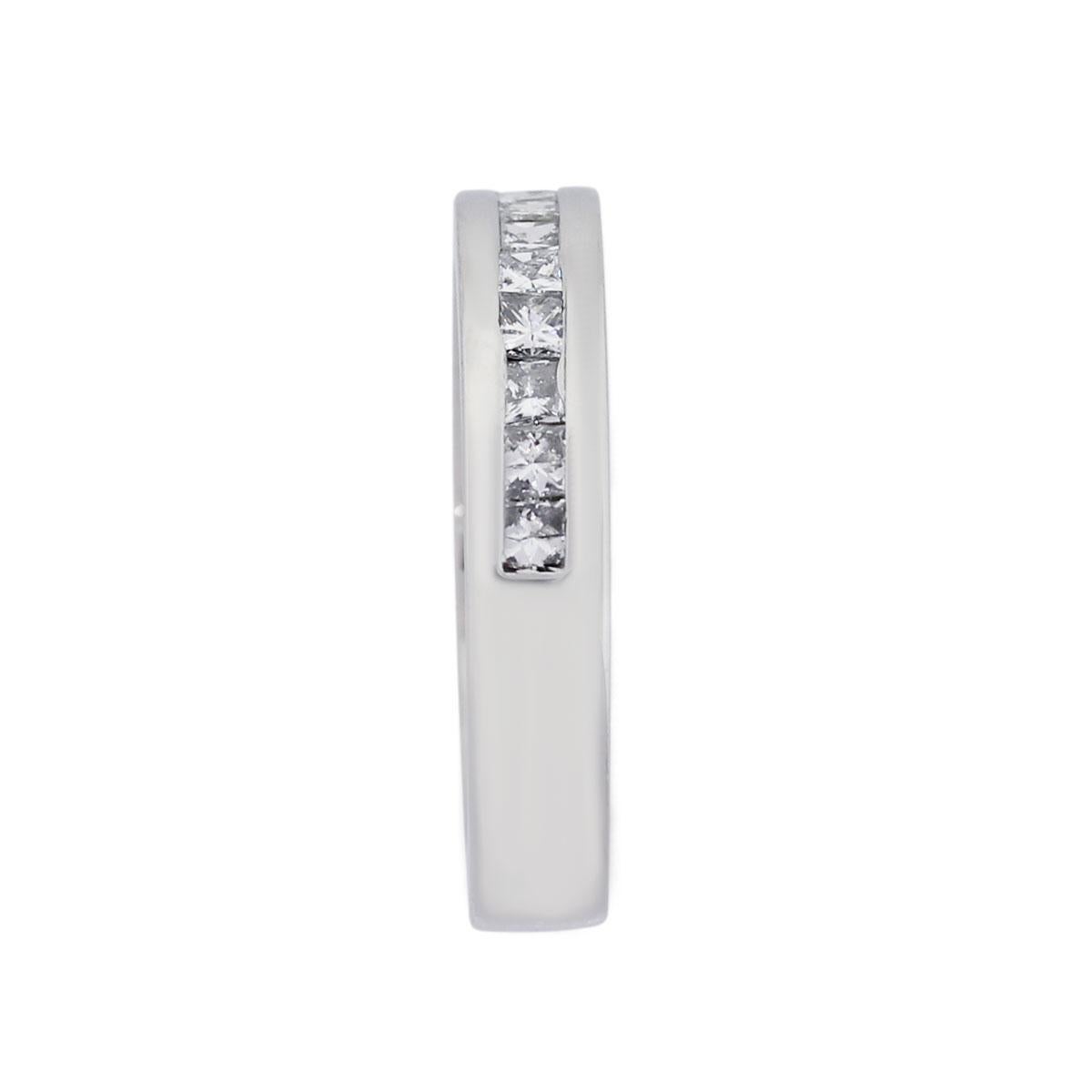 Prinzessinnenschliff Diamant-Hochzeitsring im Angebot 1
